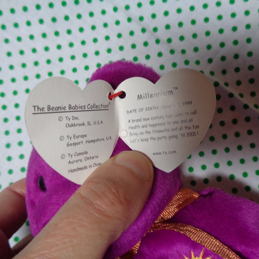 2 TY beanie babies . Millennium & TY 2K - Picture 8 of 15